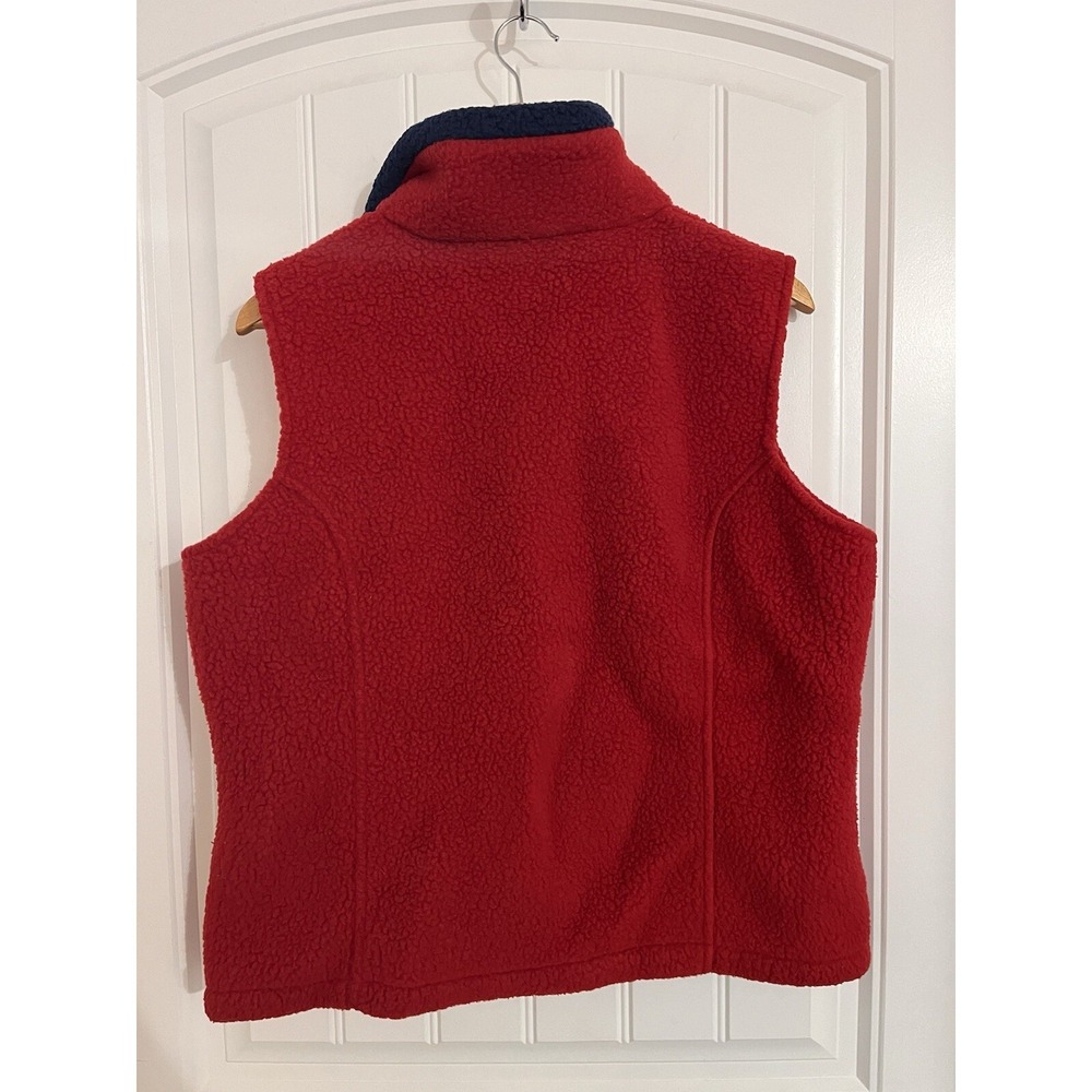 Cabelas Vest Womens ‎ Large L Sleeveless Sherpa Fleece Zip Outdoors Ladies AA - Picture 6 of 7